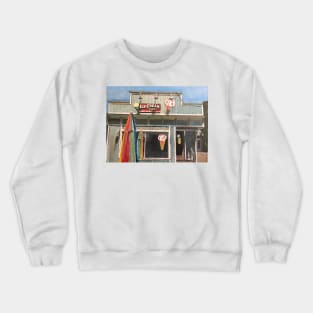 American Ice Cream Shop In Summer Crewneck Sweatshirt